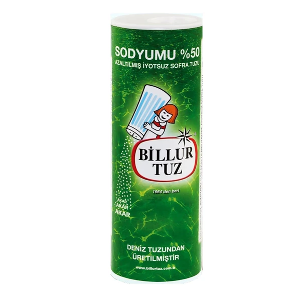 Billur Tuz Sodyumu %50 Azaltılmış 500 gr x 4 Adet - 3