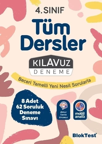 BLOKTEST YAYINLARI 4. Sınıf Tüm Dersler Kılavuz Deneme