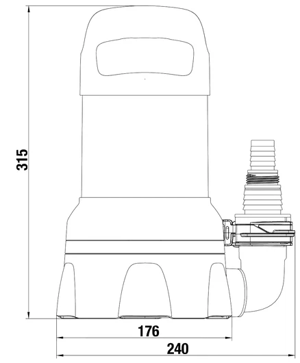 Gardena 9032 Temiz Su Dalgıç Pompası 11000 - 3