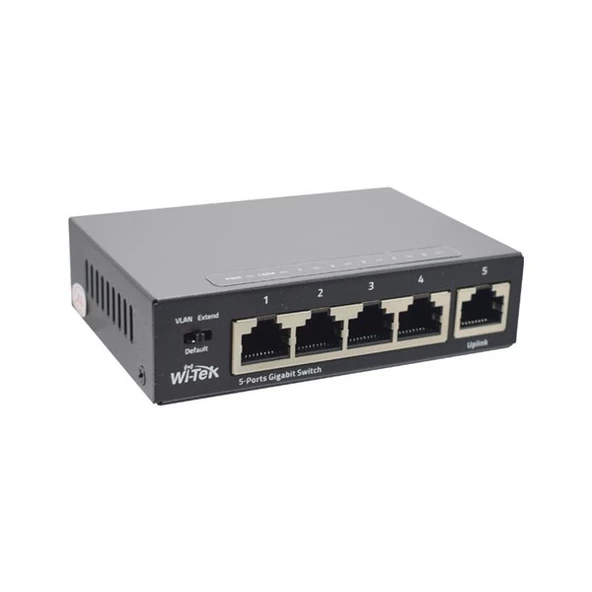 WI-TEK 5GE WI-SG105 GIGABIT 1-Uplink Yönetilemez  Switch - Resim 2