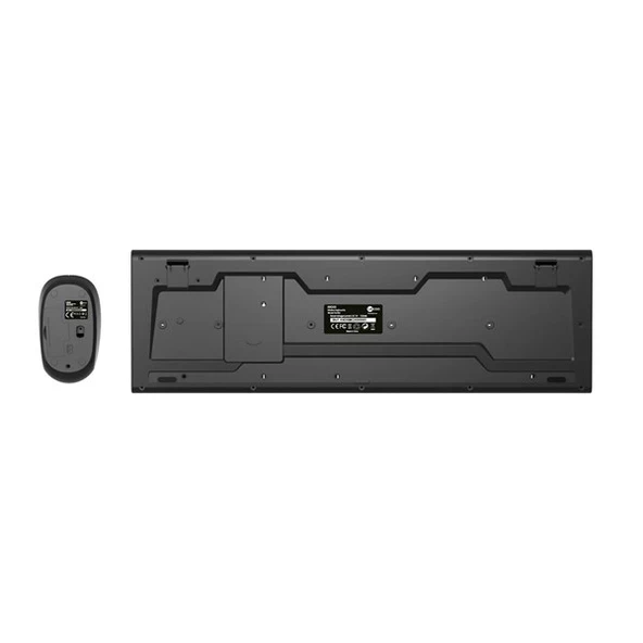 LENOVO LECOO KW200 Kablosuz Q Trk Optic Mouse Siyah Standart Klavye - Mouse Set - 5