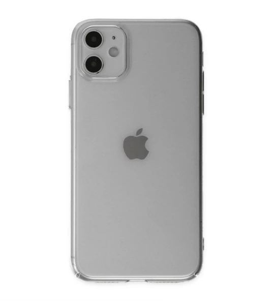 iPhone 11 Kılıf Pc Sert Şeffaf Kapak