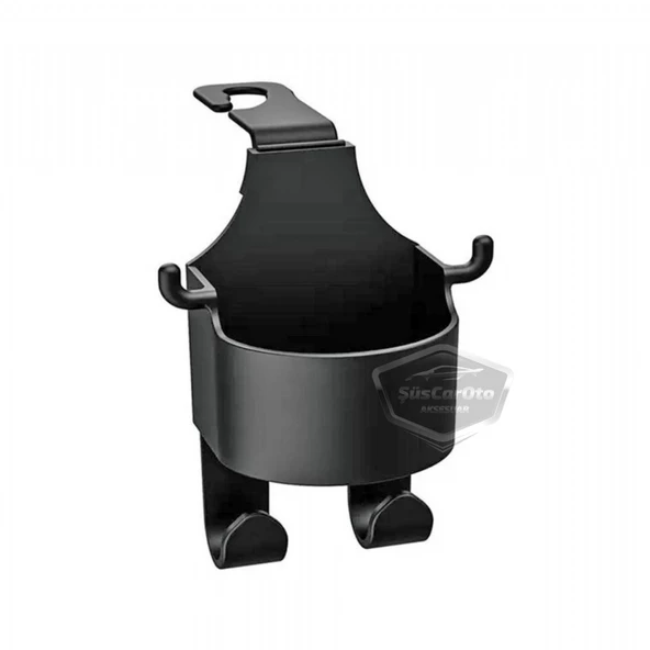 Oto Araç İçi Çok Fonksiyonlu Koltuk Arkası Organizer Bardaklık Telefon Tutucu Askılık Araba Eşya Düzenleyici 1 Adet - 10