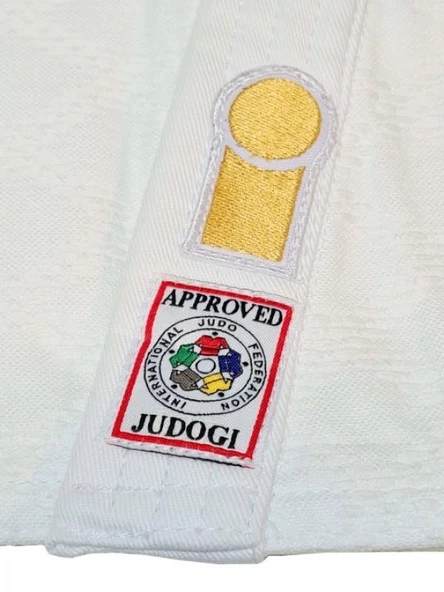 Essimo IJF Onaylı Gold Judo Elbisesi Beyaz Judogi - 3