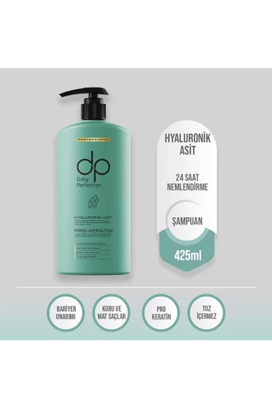 DP DAİLY PERFECTİON,Hyaluronik Asit Şampuan 425ml