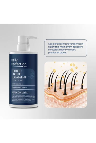 DAILY PERFECTION PRO,Piroctone Olamine Şampuan 450 Ml - 3
