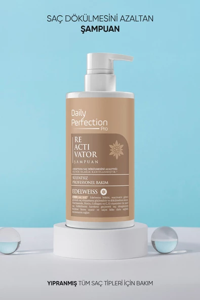 DAILY PERFECTION PRO,Reactıvator Saç Bakım Seti Saç Dökülme Karşıtı (Şampuan-Saç Bakım Kremi-Saç Bakım Yağı-Serum) - 4