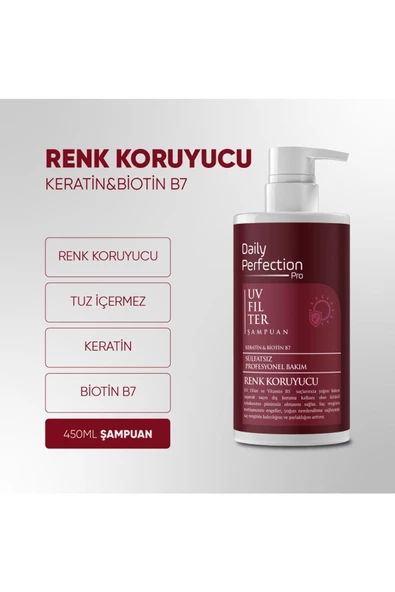 DAILY PERFECTION PRO,Uv Fılter Şampuan 450 ml - 2
