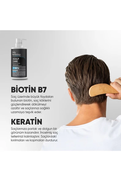 DAILY PERFECTION PRO Scalp Care For Men Şampuan 450 ml - 4