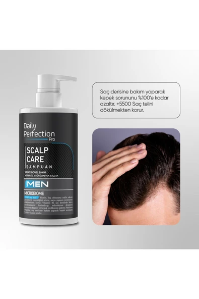 DAILY PERFECTION PRO Scalp Care For Men Şampuan 450 ml - 3