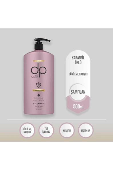 Dp,Karanfil Özlü Tuzsuz Şampuan 500 Ml X 6 Adet - 2