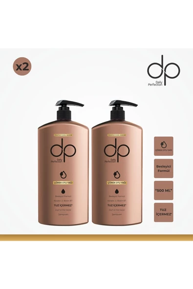 DP,Daily Perfection Çörek Otu Yağı Şampuan 2 Adet 500 ml - 2