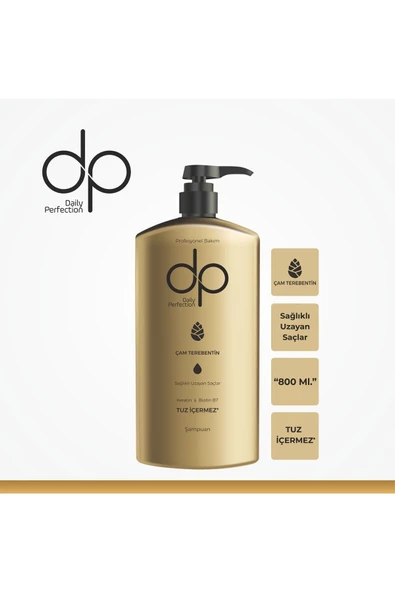 DP Daily Perfection Çam Terebentin Tuzsuz Şampuan 800 ml