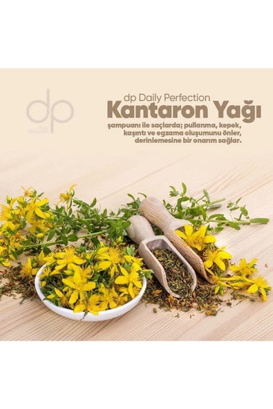 DP,Daily Perfection Kantaron Yağı Tuzsuz Şampuan 500 Ml - 3
