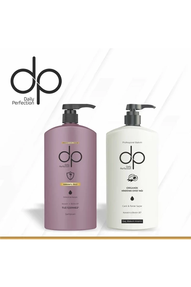 DP,Karanfil Özlü Şampuan 500 Ml + Organik Hindistan Saç Kremi 500 Ml Set