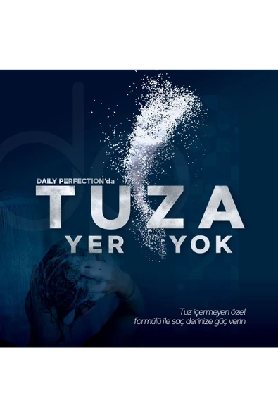 DP DAİLY PERFECTİON,Erkeklere Özel Mentol Ferahlatıcı Etki Tuzsuz Şampuan 5 Adet 800 ml - 3