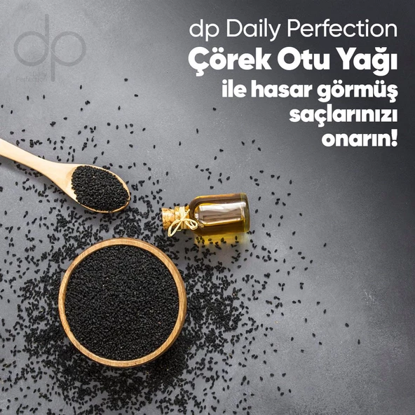 DP DAİLY PERFECTİON,1 Adet Çörek Otu Yağı Şampuan(500 Ml) 1 Adet Saç Kremi Hindistan Cevizi(500 Ml) Set - 4