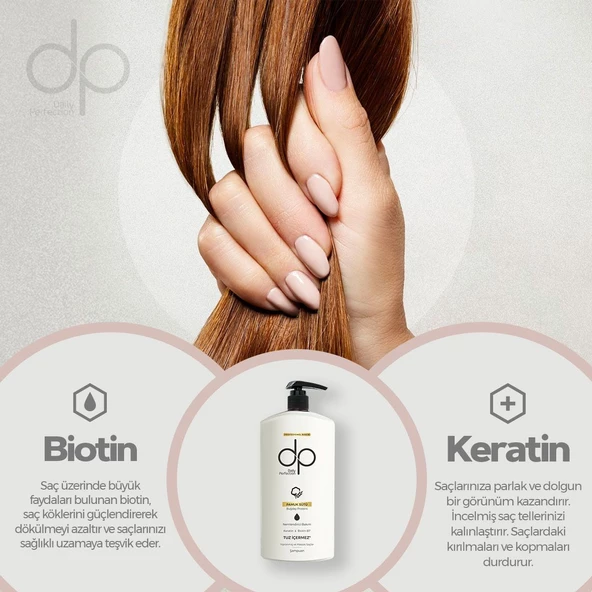 DP DAİLY PERFECTİON,Dp, 1 Adet Pamuk Sütü Buğday Proteini Şampuan(500 Ml) 1 Adet Çörek Otu Yağı Saç Kremi(500 Ml) Set - 6
