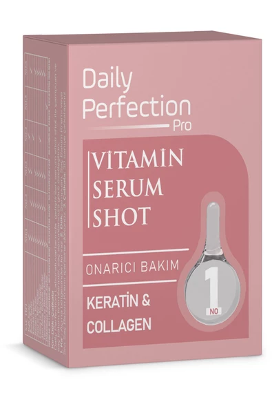 DAILY PERFECTION PRO,Vitamin Serum Shot No:1 Onarıcı Bakım 2x6 ml