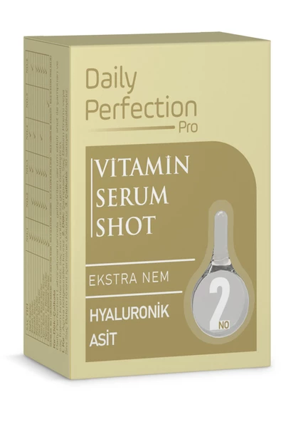 DAILY PERFECTION PRO,Vitamin Serum Shot No:2 Ekstra Nem 2x6 ml