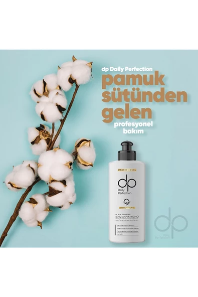 DP DAİLY PERFECTİON,Pamuk Sütü Durulanmayan Saç Bakım Kürü 200 ml - 2