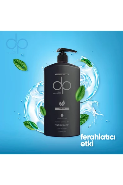 DP DAİLY PERFECTİON,Daily Perfection 1 Adet Pamuk Sütü Buğday Proteini 1 Adet Mentol (800ml) Şampuan 2'li Set - 5