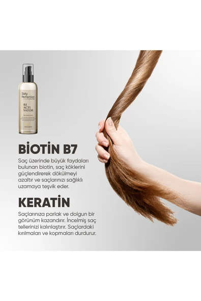 DAILY PERFECTION PRO,Reactivator Saç Bakım Yağı 100 ml - 4