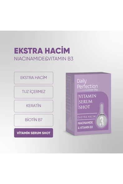 DAILY PERFECTION PRO,Vitamin Serum Shot No:3 Ekstra Hacim 2x6 ml - 2