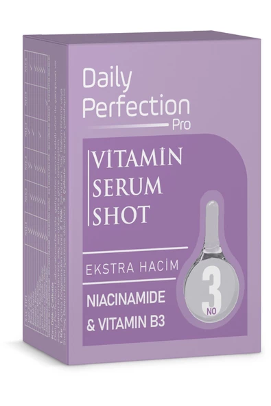 DAILY PERFECTION PRO,Vitamin Serum Shot No:3 Ekstra Hacim 2x6 ml