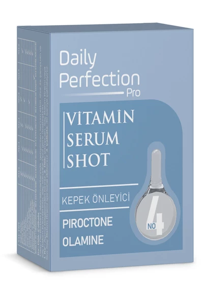 DAILY PERFECTION PRO,Vitamin Serum Shot No:4 Kepek Önleyici 2x6 ml