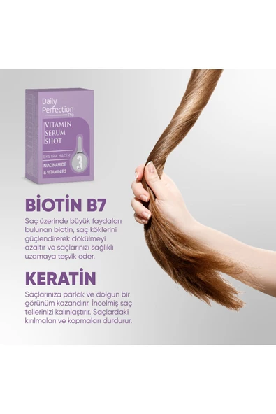 DAILY PERFECTION PRO,Vitamin Serum Shot No:3 Ekstra Hacim 2x6 ml - 4