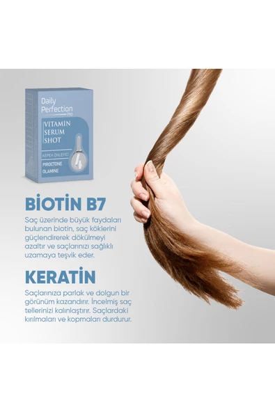 DAILY PERFECTION PRO,Vitamin Serum Shot No:4 Kepek Önleyici 2x6 ml - 4