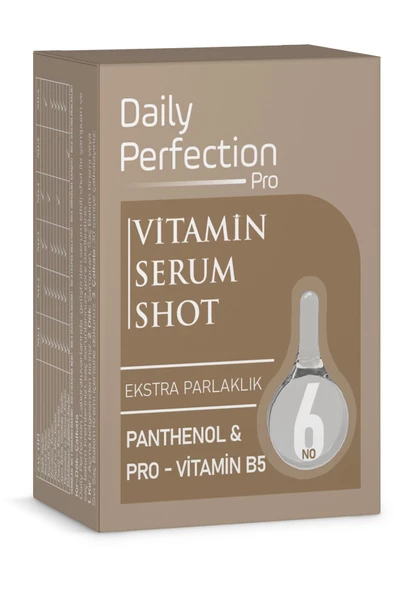 DAILY PERFECTION PRO,Vitamin Serum Shot No:6 Ekstra Parlaklık 2x6 ml