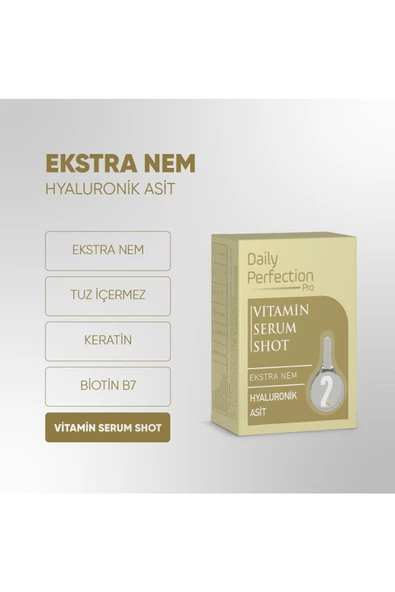 DAILY PERFECTION PRO,Vitamin Serum Shot No:2 Ekstra Nem 2x6 ml - 2