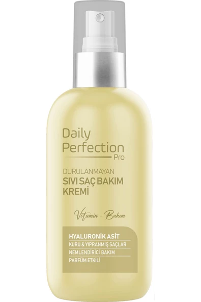 DAILY PERFECTION PRO,Nemlendirici Bakım Hyaluronic Acid içerikli Sıvı Saç Bakım Kremi 200 ml