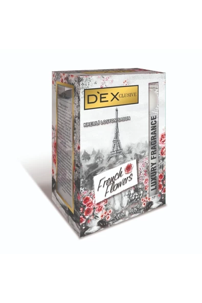 DEX,Kremli Losyon Sabun French Flowers 4x100 gr