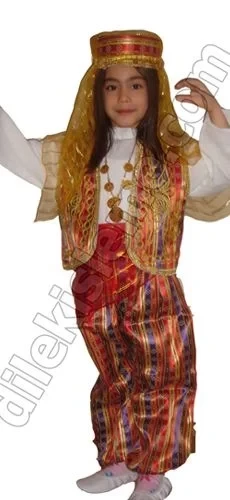 Kız Çocuk Kostümleri Halay 23 Nisan Dans Kıyafetleri Folklör Kostüm