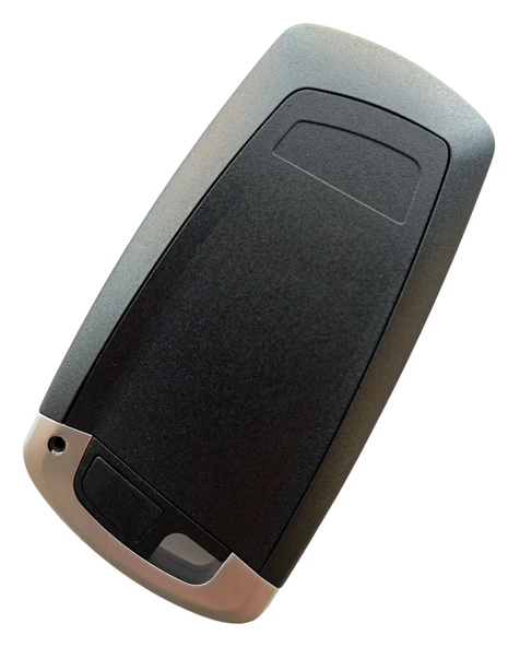 Bmw Cas4 F Serisi Uyumlu Smart Kumanda Kabı Anahtar Kabı Oto Anahtarlık 4 Tuşlu Logolu Gri - Resim 2