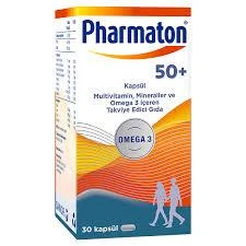Pharmaton 50 Plus 30 Kapsül ürün görseli