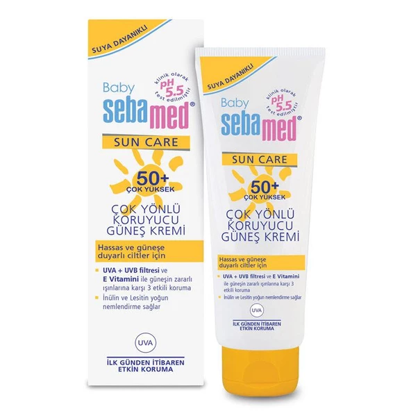 Sebamed Bebek Güneş Kremi SPF 50 75 ML - Diş Beyazlatıcı Köpük Hediye