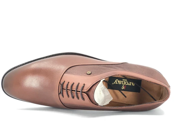 Aronay 619 Bağcıklı Jurdan Kösele Erkek Klasik Ayakkabı - Resim 5
