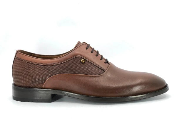 Aronay 619 Bağcıklı Jurdan Kösele Erkek Klasik Ayakkabı - Resim 3