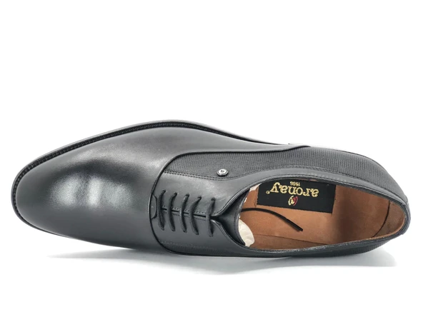 Aronay 619 Bağcıklı Jurdan Kösele Erkek Klasik Ayakkabı - Resim 9