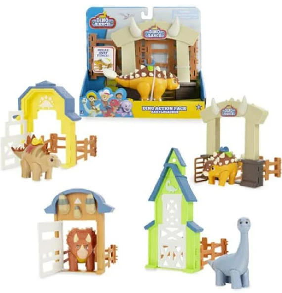 Giochi DNA05000 Dino Ranch Aksiyon Paketi Stegosaurus
