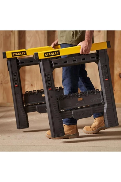 Stst1-70559 Yükseklik Ve Genişlik Ayarlı Katlanır Çalışma Tezgahı 450 Kg - 5