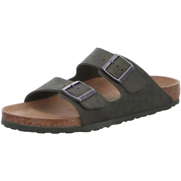 Birkenstock Arizona Vegan Desert Dust Yeşil Erkek Terlik