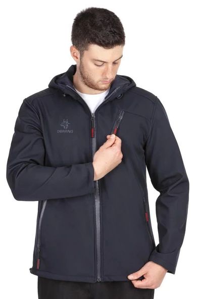 Obrano Outdoor Softshell Kapüşonlu Mont - 2