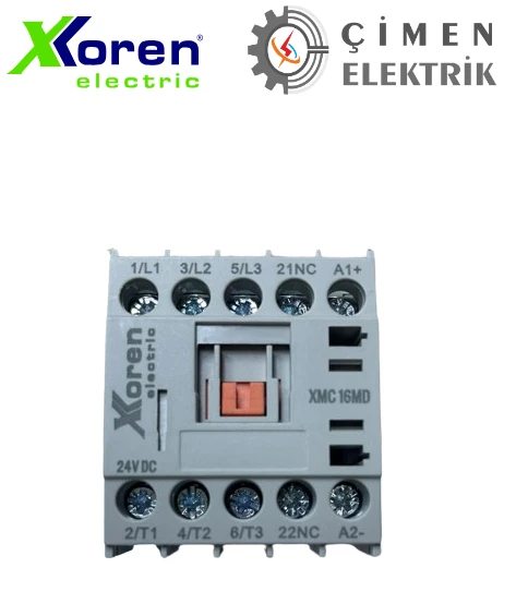 XKOREN 16A 7,5KW 24V DC KONTAKTÖR 1NA XMC-16MD-10S/24V