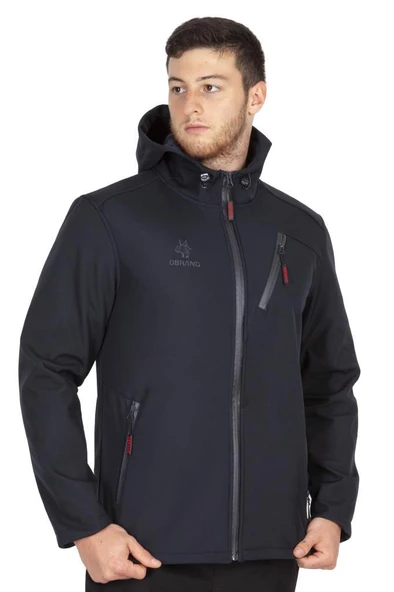 Obrano Outdoor Softshell Kapüşonlu Mont