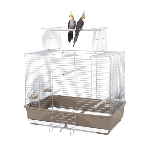 Imac Wilma Kuş Kafesi Gri 79.5x48.5x64.5 cm